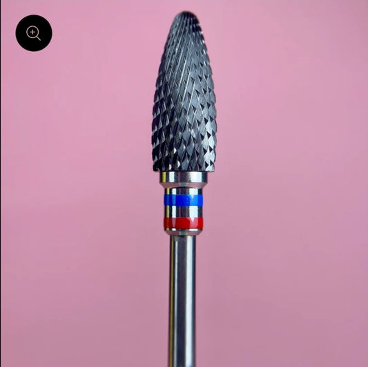 EMBOUT EN CARBURE ( grain rouge/bleu )